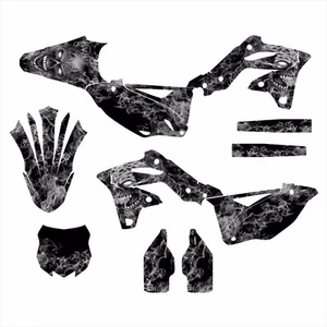Kit de calcomanías gráficas KX 250F KXF250 para Kawasaki 2013 2014 2015 2016 #9500M Zombie - Imagen 1 de 2