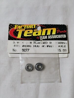 Team Associated 3/16 x 3/8 flanged bearings 9277 - Image 1 of 2