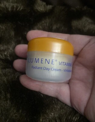 Lumene Pure Radiance Day Cream Vitamin C 15 Ml/.5 Oz TRAVEL SIZE FACTORY SEALED - Image 1 of 4