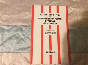 Manual oficial del club Stoke City 1961/2 E - Imagen 1 de 1