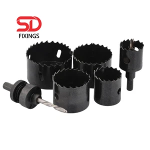 38-114mm HSS Bi Metal Hole Saw Hole Cutter for Aluminium Alloy, PVC Pipe, Board, - Picture 1 of 13