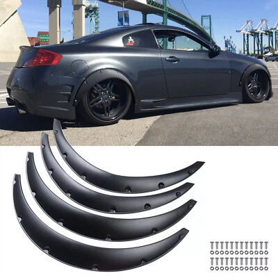 For Infiniti G35 G37 Coupe Sedan 4PCS Fender Flares Wide Body Kit Wheel Arches Foto 1 de 4