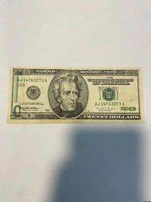 US 20$ Bill 1996 Misprint - Image 1 of 2
