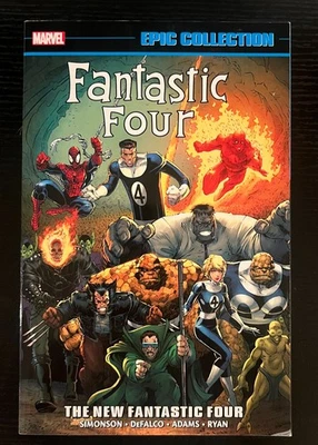 ФАНТАСТИЧЕСКИЕ ЧЕТЫРЕ НОВЫЕ ФАНТАСТИЧЕСКИЕ ЧЕТЫРЕ ТОМА 21 ЭПИЧЕСКАЯ КОЛЛЕКЦИЯ TPB 2022 БОЛЬШЕ НЕ ИЗДАЮЩИЕСЯ ПОЧТИ КАК НОВЫЕ - - Изображение 1 из 2