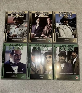 Agatha Christie Dvd Bundle X 6, Poirot Collection, Detective, Crime, Mystery - Imagen 1 de 3