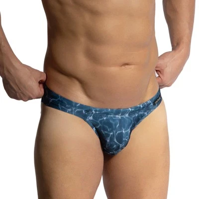 Olaf Benz BLU2452 Sun Brief Hombre Traje de baño Bikini Micro Cordón Forrado Bolsa Foto 1 de 3