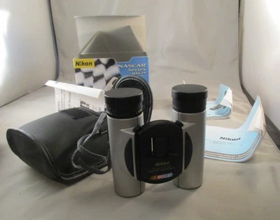 Nikon Nascar Series 10x25 6.5” Compact Binoculars #7365 Complete W/Case new - Image 1 of 4