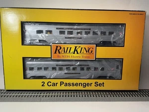MTH 30-67034 PENNSYLVANIA O Gauge PRR 60' Streamlined Sleeper/Diner Car Set - Picture 1 of 4