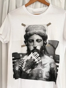 Used Neil Barrett Tattooed Statue T-shirt Size S - Picture 1 of 4