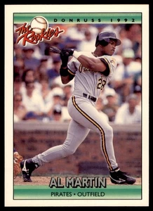 1992 Béisbol Donruss The Rookies Al Martin Novato Pittsburgh Pirates #68 - Imagen 1 de 2
