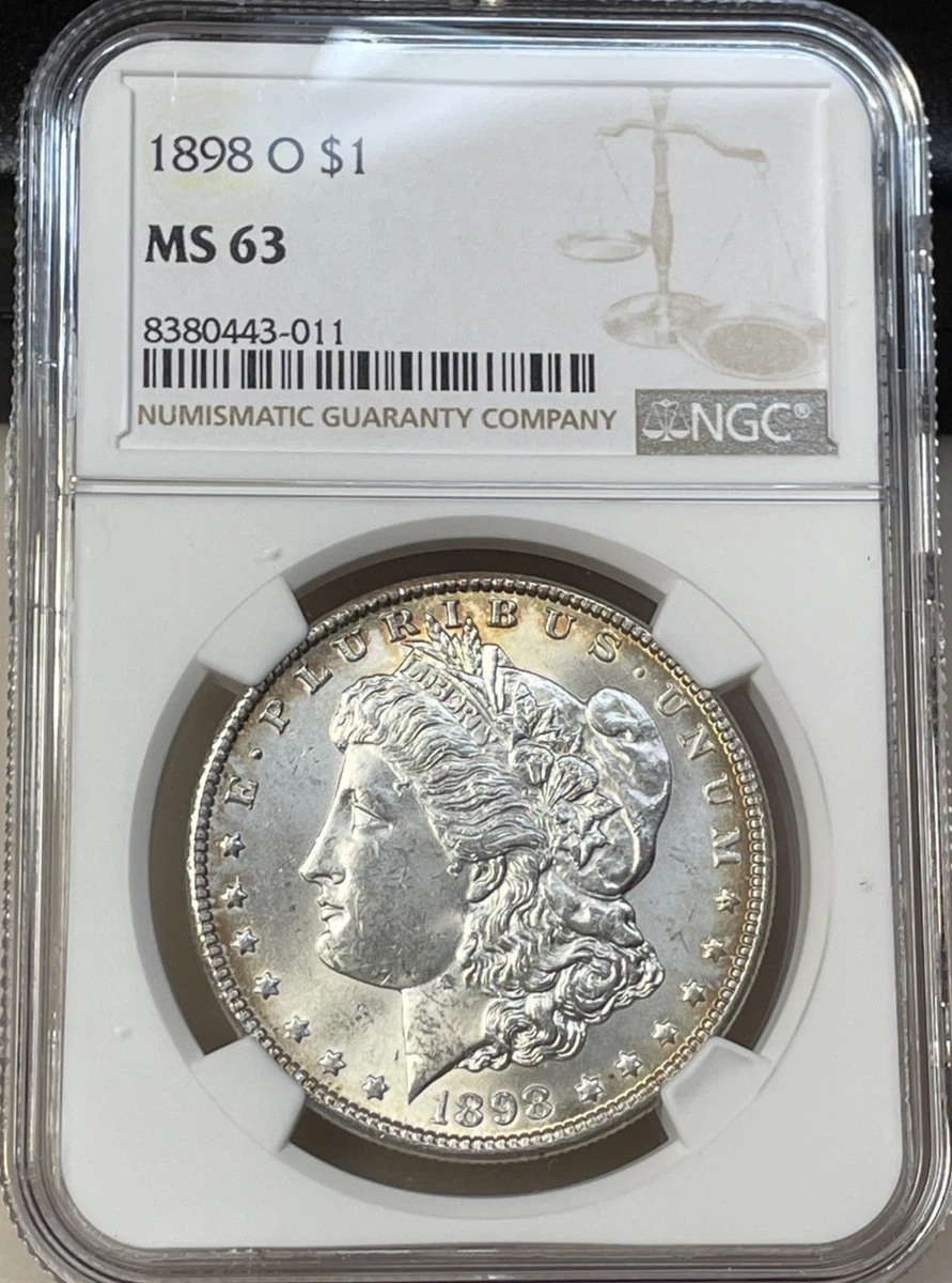 1898 O モルガン・ダラー MS 63 MS 63 Graded 1898 Year Morgan US Dollars (1878-1921) for sale | eBay