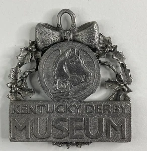 Vintage Kentucky Derby Museum Christmas Ornament 2.5" Metal - Picture 1 of 3