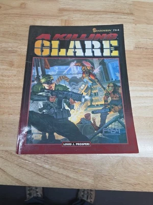 Shadowrun 2E: A Killing Glare Campaign Scenario Source RPG 7314 FASA - EN MUY BUENA CONDICIÓN- Foto 1 de 2