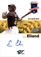 2008 TRISTAR PROjections Autographs Yellow #151 Eric Eiland AUTO 03/25 - NM-MT