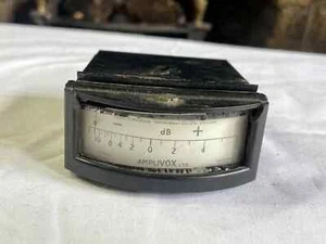 Vintage Amplivox Decibel Gauge – Audio Sound Meter – Retro Display Piece - Picture 1 of 7