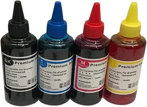 CISS Compatible Ink Refill Bottles fits Epson S22 SX125 SX130 SX235W NON-OEM - Picture 1 of 1