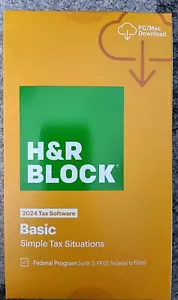 H&R Block 2024 Tax Software Basic - Picture 1 of 4