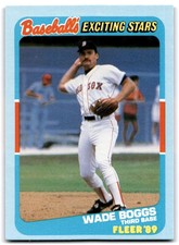 1989 Fleer Exciting Stars Wade Boggs 2 Boston Red Sox