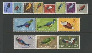 UGANDA, MINT, #97-110, OG NH, CS/14, BIRDS, CLEAN, SOUND & CENTERED - Picture 1 of 1