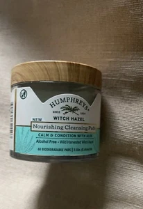 Humphreys Nourishing Witch Hazel Cleansing 60 pads New Sealed - Picture 1 of 1