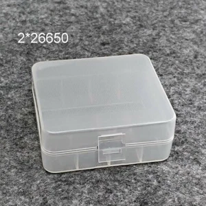 Kunststoff Batterieetui Halter Aufbewahrungsbox für 2x 26650 Batterien - Bild 1 von 1