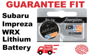 2012 - 2014 SUBARU IMPREZA WRX KEY FOB BATTERY REPLACEMENT REMOTE #76 FOR - Picture 1 of 1