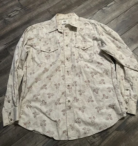 Men's Twenty Xtreme The Wrangler Jean Co. Sz Large Pearl Snap Button Shirt - Picture 1 of 6