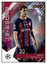 GAVI 2022-23 Merlin Chrome UEFA Under 21 U-21 Stars Refractor #U21-6 To ID:80027