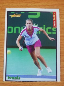 GISELA DULKO, RARE TENNIS 2008 ROOKIE CARD TENNIS MAGAZINE/TENNIS PLUS (FANCH29)