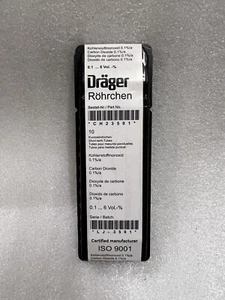 DRAGER/DRAEGER CARBON DIOXIDE 0.1%/a 0.1-6 VOL.% CH23501 GAS DETECTION TUBE - Picture 1 of 1