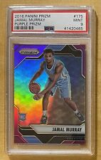 Jamal Murray Rookie 2016-17 Panini Prizm Purple #175 Serial #43/75 PSA 9 Mint