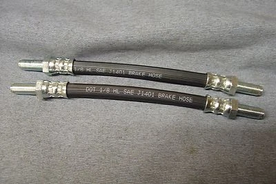 NEW AUSTIN MORRIS MINI RILEY WOLSELEY REAR BRAKE HOSE PAIR - Image 1 of 2