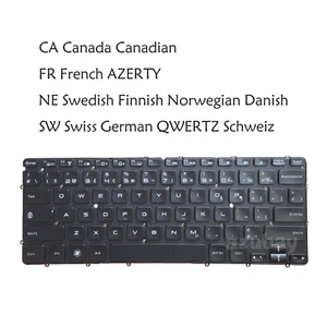 Teclado para DELL XPS 12 9Q23 L221X 9Q33 9Q34, XPS 13 9333 L321X L322X, retroiluminado - Imagen 1 de 7