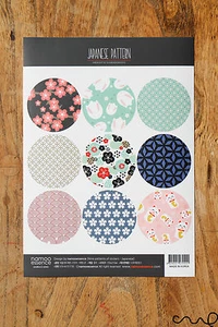 36xEnglisch Japanisches Muster Aufkleber Sammelalbum Party Geschenk Verpackung Flaschenetikett - Bild 1 von 16