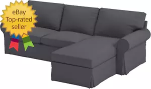 Nur Sofabezug! Dichte Baumwolle Ektorp Loveseat Chaiselongue 4-Sitzer Sofa Ersatz - Bild 1 von 6