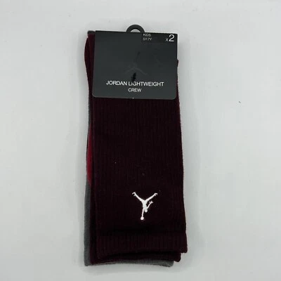 Paquete de 2 calcetines Nike Jordan Dip Dye para niños talla 5Y-7Y NUEVO Foto 1 de 4