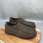 Timberland PRO Branston Comp Toe Work Shoes Mens 13 Wide Brown Leather Slip On