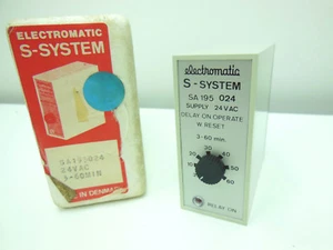 Sistema Electromatic S SA195024 24VAC 3-60 min - Imagen 1 de 3