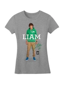 One Direction Liam Payne Gray T-shirt Size M Medium - Picture 1 of 4