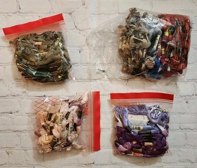 VTG Lot 175+ Various Brands Embroidery Cross Stitch Floss Skeins Needlepoint - Image 1 of 4