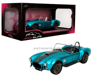 1:18 Shelby Cobra 427 -- Blue Metallic -- JADA: Pink Slips - Image 1 of 4