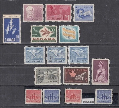 1963 #410-413 & 1964 #414/435p YEAR SETS 5¢ - $1.00 SIXTEEN (16) STAMPS F-VF - Image 1 of 4