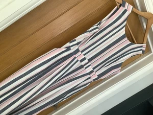 SUMMER DRESS WITH BACK DETAIL + POCKETS - SIZE 14 BY WAREHOUSE - Picture 1 of 14