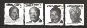 ZIMBABWE 2016 HEROS OF ZIMBABWE SET OF 4 MNH - Picture 1 of 1