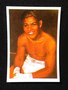 JOE LOUIS ✱ Vintage Boxe Boxeo Deporte Campeón Raro Portugués Pegatina 1983 - Imagen 1 de 5