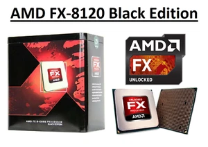 AMD FX-8120 Black Edition Octa Core Processor 3.1-4.0GHz,Socket AM3+,95/125W CPU - Picture 1 of 6