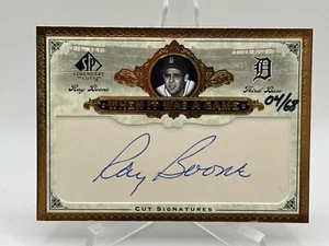 Ray Boone 2006 SP Legendary Cuts Autograph Cut Signatures /68 Auto E5 - Picture 1 of 10