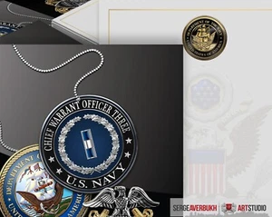 Navy Chief Warrant Officer Three Invitation Template DIGITAL DOWNLOAD - Picture 1 of 3