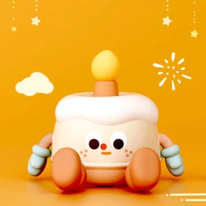 Bedside Table Lamp Battery LED Kids Room Night Light Cute Silicone Decor Gift - Picture 1 of 5