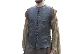 Medieval Leather Tunic / Shirt, Ranger Style,viking Tunic,cosplay Tunic Gifts - Picture 1 of 4